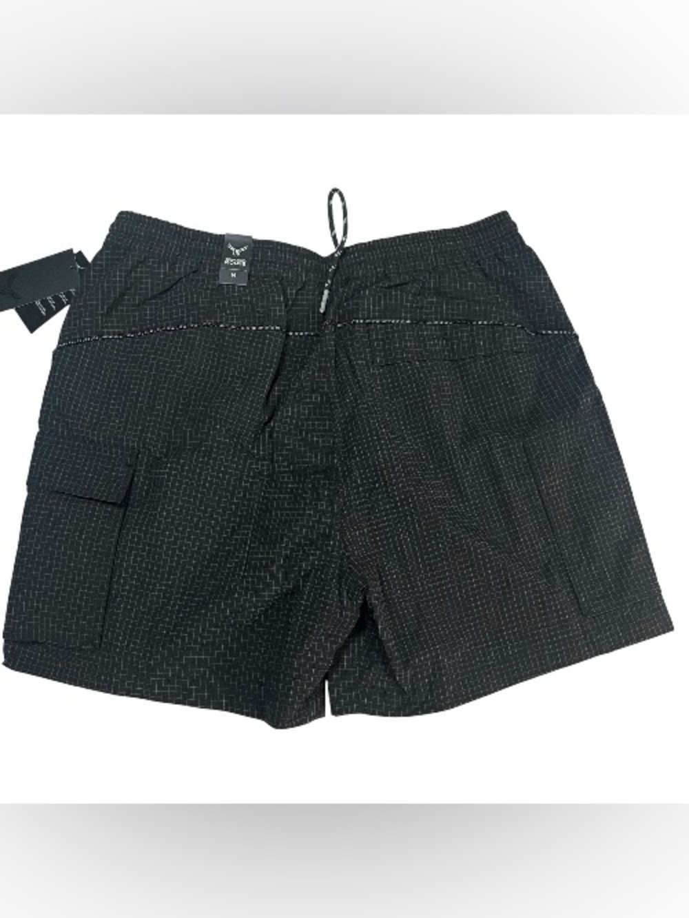 Cross Rivers Black Pull on Water Repellent Hybrid Cargo Short with Pockets M - Picture 5 of 5